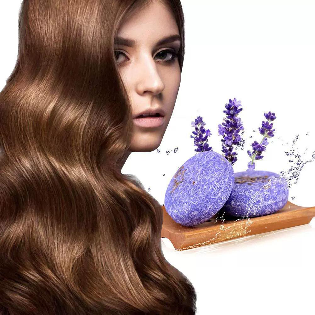 Hair Care Organic - Твердый шампунь с лавандой, 60 г,